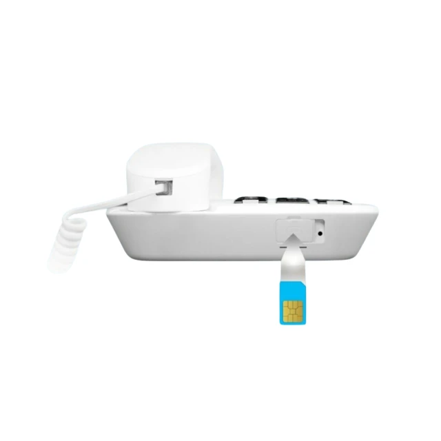 Стаціонарний телефон Motorola FW500L 4G White (107FW500)