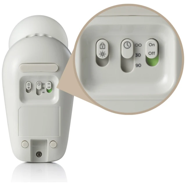 Нічник з заспокійливими звуками Motorola S1 Light and Sound Soother White (120MOTOBBMMS1)