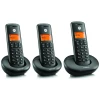 Радіотелефон Motorola E203 Black набір 3 шт. (107E203)