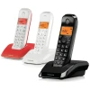Телефон стаціонарний бездротовий Motorola S1203 набір 3 шт (107S1203MIXCOLOR)