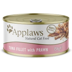 Вологий корм для котів Applaws Natural Cat Food з тунцем і креветками 156 г (5060122490238)