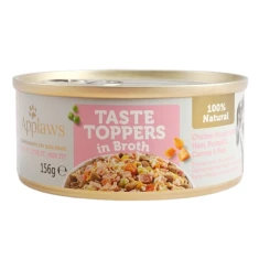 Вологий корм для собак Applaws Taste Toppers з куркою, шинкою та овочами 156 г (5060481898430)