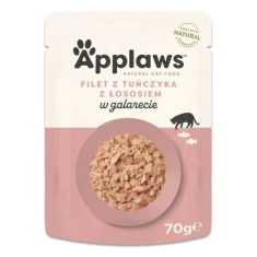 Пауч для котів Applaws з тунцем і лососем у желе 70 г (5060708561376)