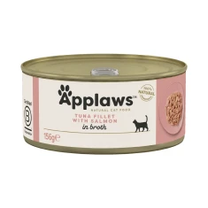 Вологий корм для котів Applaws філе тунця з лососем 156 г (5060708561499)