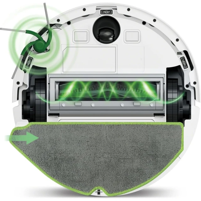 Робот-пилосос iRobot Roomba Combo 115+ з станцією Auto Empty White (5061083614770)