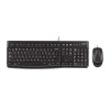 Комплект клавіатура + миша Logitech Desktop MK120 1000 DPI US розкладка Black (5099206020665)