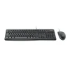 Комплект клавіатура + миша Logitech Desktop MK120 1000 DPI US розкладка Black (5099206020665)