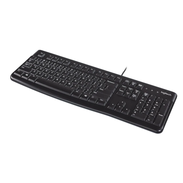 Клавиатура Logitech K120 проводная USB US раскладка Black (5099206021334)