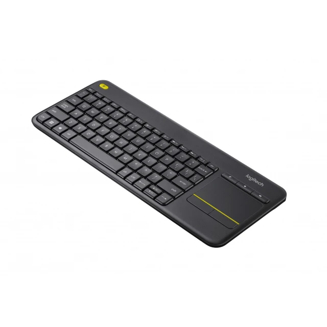 Клавиатура Logitech K400 Plus беспроводная USB 2.4 GHz голландская раскладка Black (5099206059429)