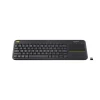 Клавиатура Logitech K400 Plus беспроводная USB 2.4 GHz голландская раскладка Black (5099206059429)