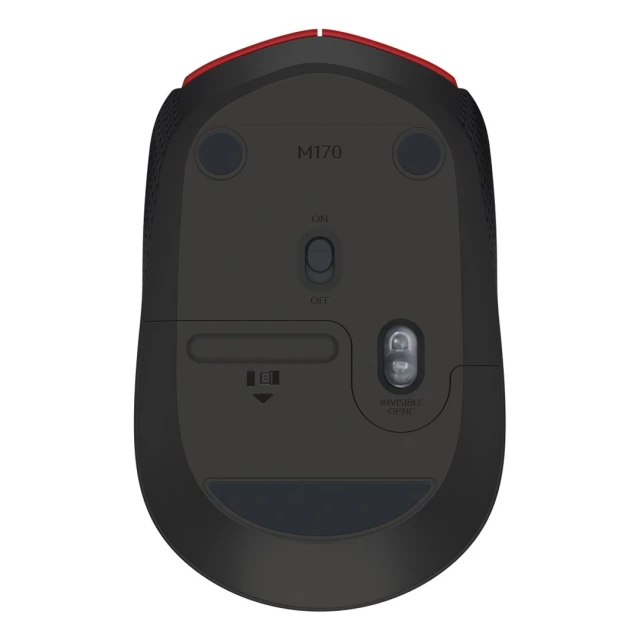 Миша Logitech M171 оптична 1000 DPI Red (5099206062870)