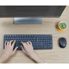 Комплект клавиатура + мышь Logitech MK235 беспроводной US раскладка Black (5099206063976)