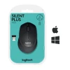 Миша Logitech M330 Silent Plus бездротова Black (5099206066670)