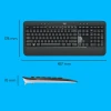 Комплект клавіатура + миша Logitech MK540 Advanced бездротовий 1000 DPI US розкладка Black (5099206077461)