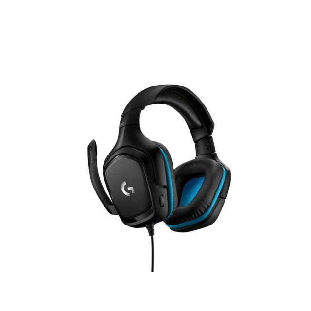 Навушники провідні накладні Jack 3.5 mm з мікрофоном Logitech G432 Black (5099206082410)