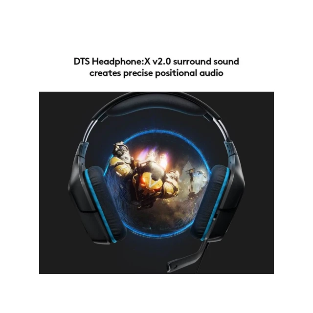 Навушники провідні накладні Jack 3.5 mm з мікрофоном Logitech G432 Black (5099206082410)