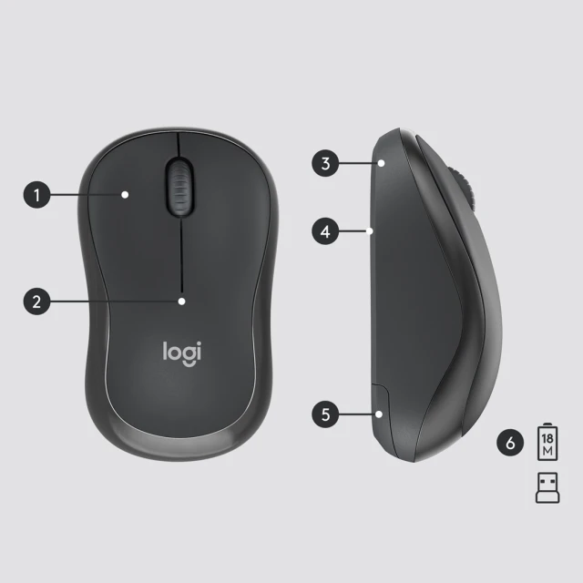 Комплект клавіатура + миша Logitech MK295 Silent бездротовий US розкладка (5099206092433)