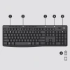 Комплект клавіатура + миша Logitech MK295 Silent бездротовий US розкладка (5099206092433)