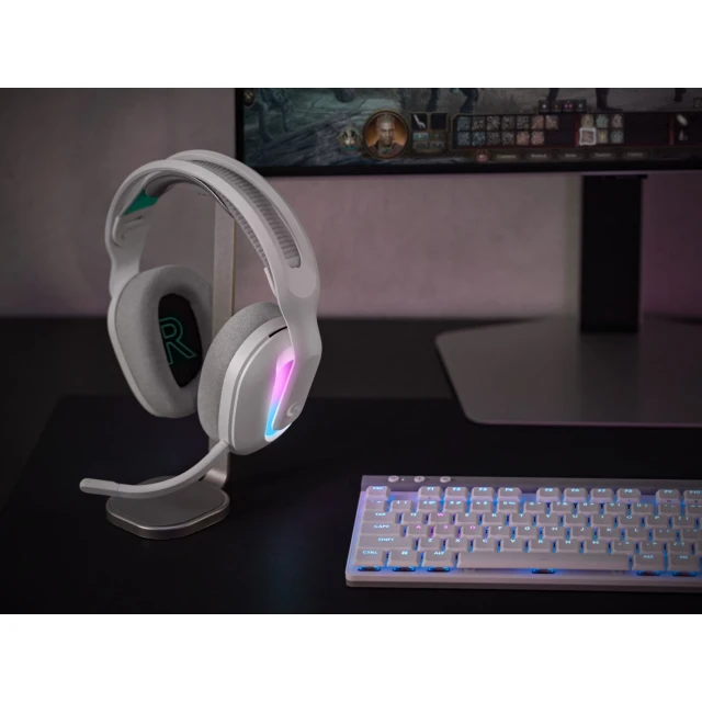 Навушники Logitech G522 Lightspeed бездротові ігрові USB Type-C Bluetooth White (5099206131675)