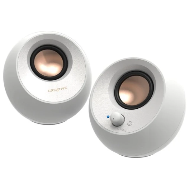 Колонки Creative Pebble 2.0 V3 White (51MF1700AA002)