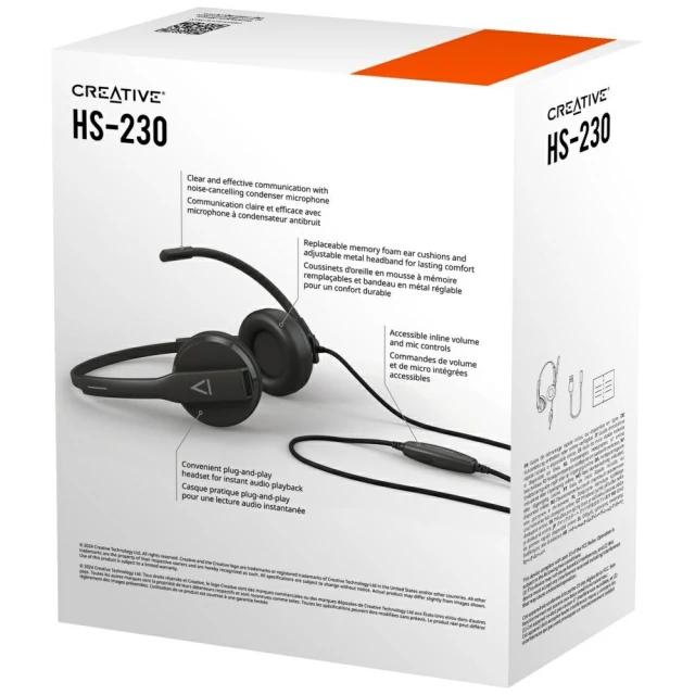 Наушники Creative HS-230 Black (51EF1110AA000)