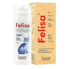 Гель для котів Scanvet Felisa з L-лізином 100 мл (5391525730288)