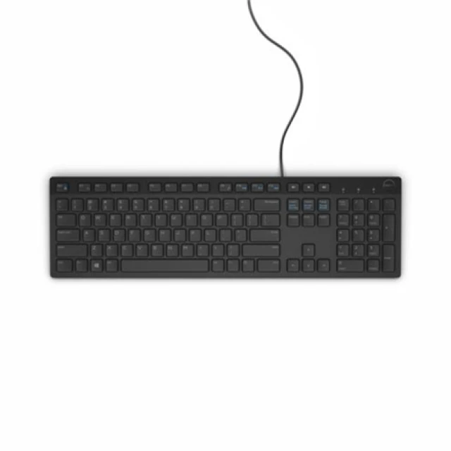 Клавіатура Dell KB216 Standard USB естонська розкладка Black (5397063710065)