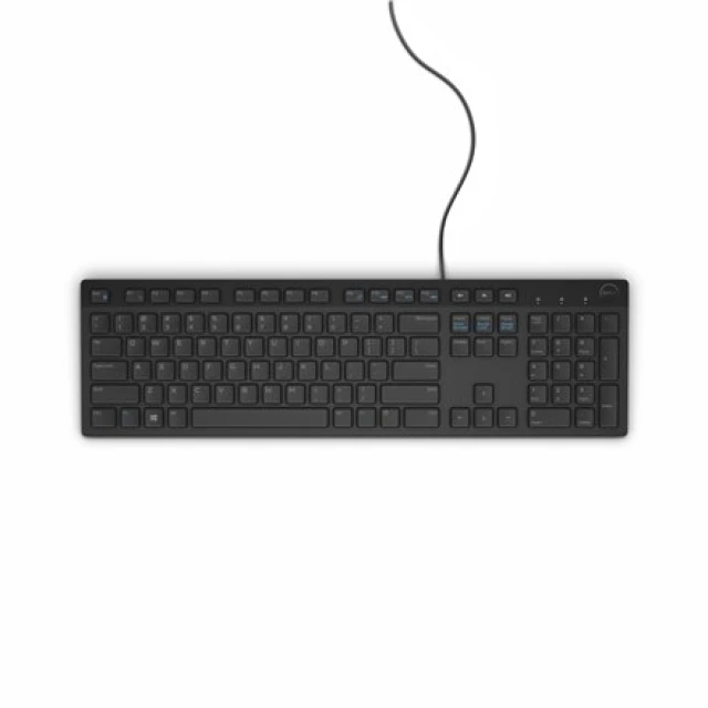 Клавиатура Dell KB216 USB российская раскладка Black (5397063745777)