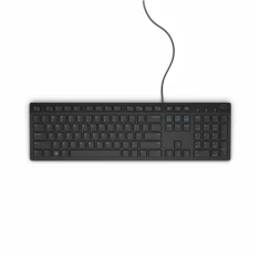 Клавіатура Dell KB216 USB російська розкладка Black (5397063745777)