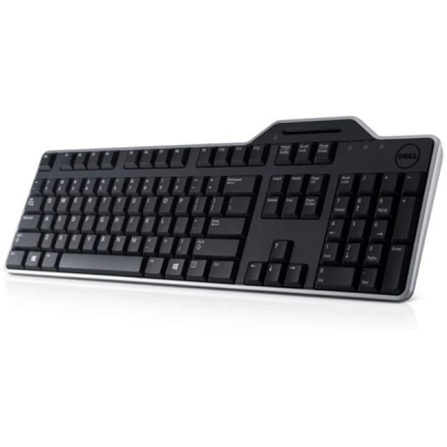 Клавіатура Dell KB813 зі зчитувачем смарт-карт дротова EN розкладка Black (5397063800728)
