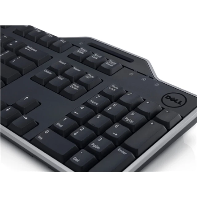 Клавіатура Dell KB813 зі зчитувачем смарт-карт дротова EN розкладка Black (5397063800728)