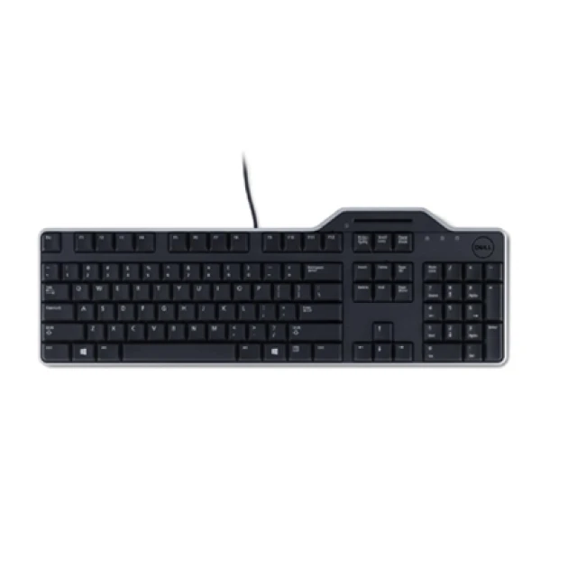 Клавіатура Dell KB813 зі зчитувачем смарт-карт дротова EN розкладка Black (5397063800728)
