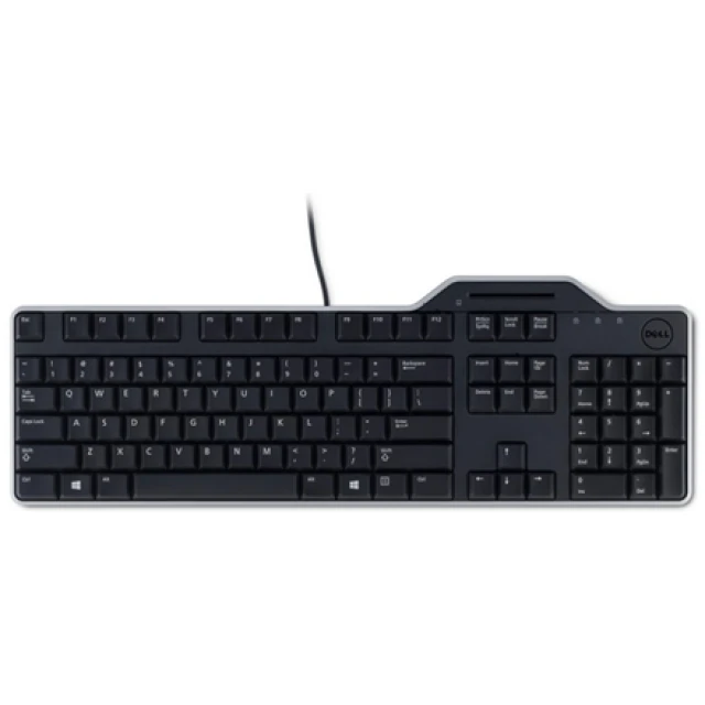 Клавіатура Dell KB813 зі зчитувачем смарт-карт дротова EN розкладка Black (5397063800728)
