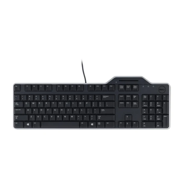 Клавіатура Dell KB813 Smartcard USB естонська розкладка Black (5397063961818)