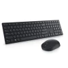 Комплект клавиатура + мышь Dell Pro KM5221W беспроводной RU раскладка Black (5397184494578)