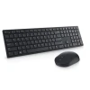 Комплект клавіатура + миша Dell Pro Keyboard and Mouse KM5221W бездротовий US розкладка Black (5397184494707)