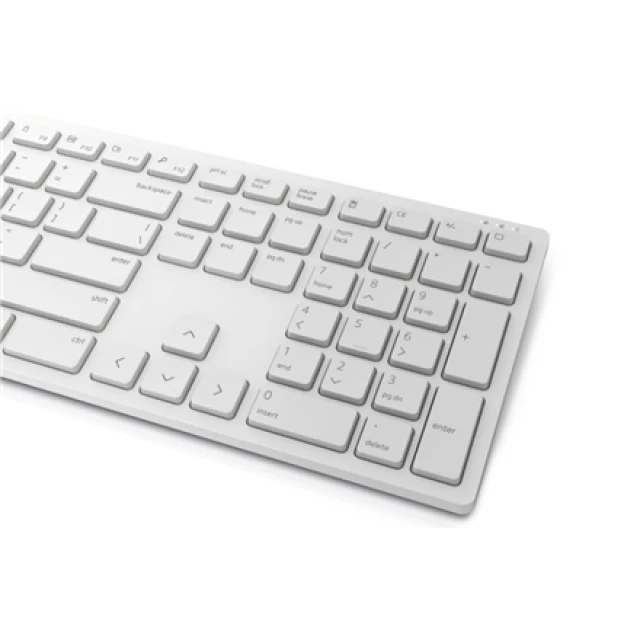 Комплект клавіатура + миша Dell KM5221W Pro бездротовий US розкладка White (5397184514412)