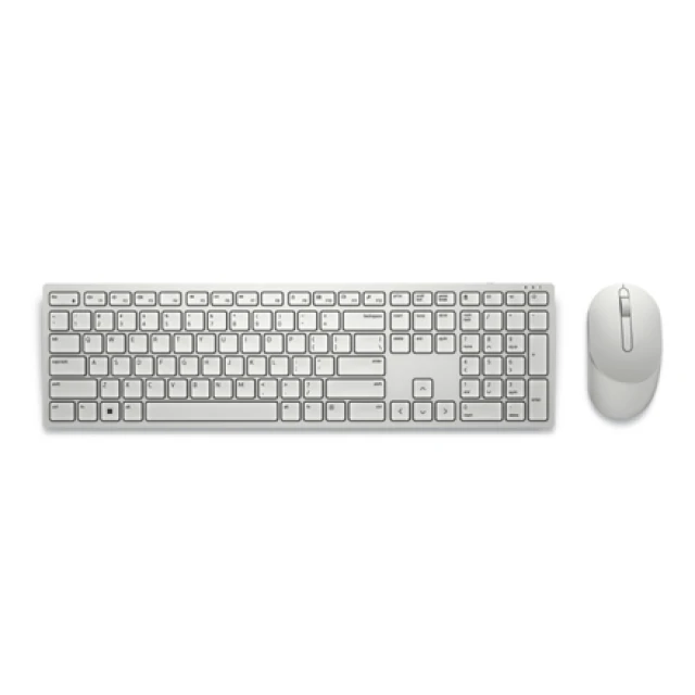 Комплект клавиатура + мышь Dell KM5221W Pro беспроводной RU раскладка White (5397184514542)