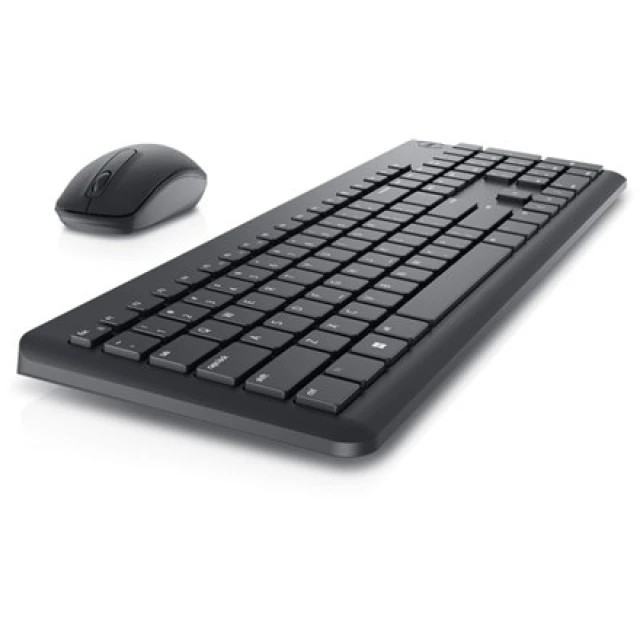 Комплект клавіатура + миша Dell KM3322W бездротовий US розкладка Black (5397184620984)