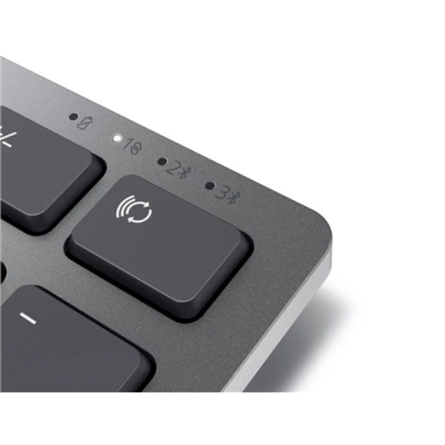 Клавіатура Dell KB700 бездротова 2.4 GHz Bluetooth 5.0 RU розкладка Titan Gray (5397184718360)