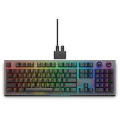 Клавіатура Dell Alienware Tri-Mode AW920K бездротова ігрова RGB LED US розкладка Cherry MX Red Bluetooth Dark Side of the Moon (5397184790373)