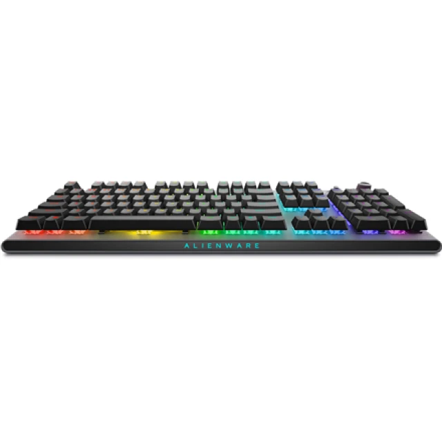 Клавіатура Dell Alienware Tri-Mode AW920K бездротова ігрова RGB LED US розкладка Cherry MX Red Bluetooth Dark Side of the Moon (5397184790373)