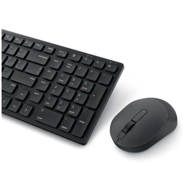 Комплект клавіатура + миша Dell KM555 бездротовий естонська розкладка Black (5397184821893)