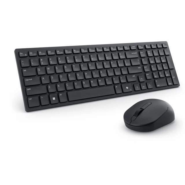 Комплект клавіатура + миша Dell KM555 бездротовий російська розкладка Black (5397184821923)