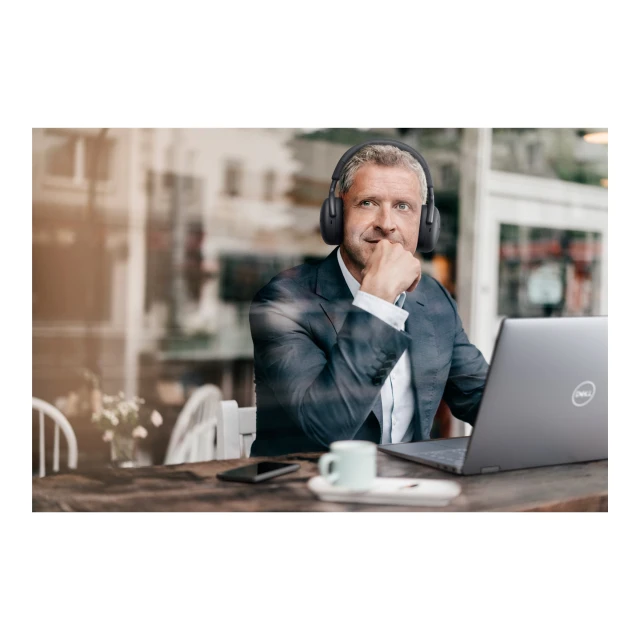 Навушники Dell Premier WL7024 бездротові Bluetooth з активним шумозаподавленням Black (5397184877401)