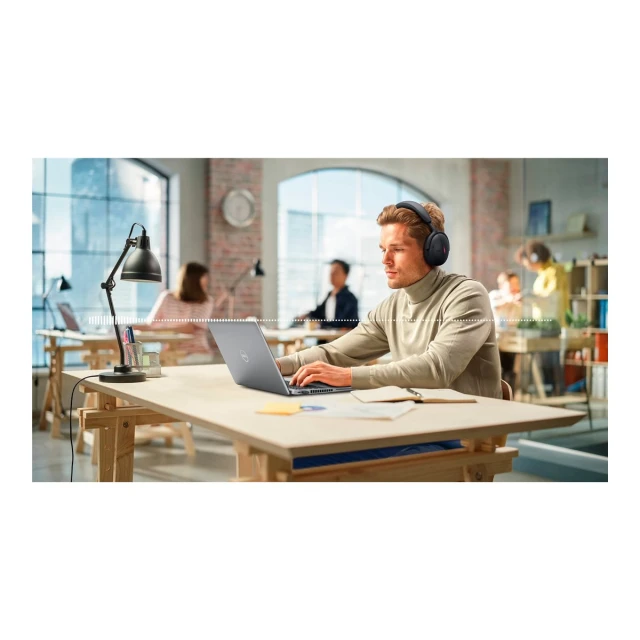 Навушники Dell Premier WL7024 бездротові Bluetooth з активним шумозаподавленням Black (5397184877401)
