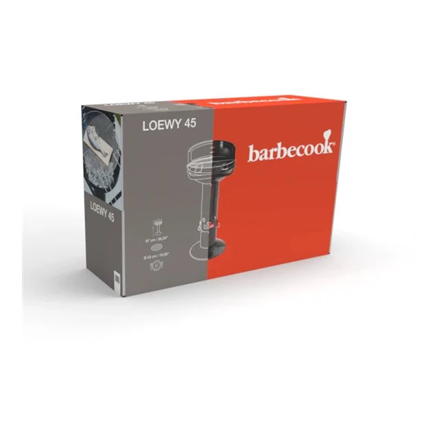 Вугільний гриль Barbecook Loewy 45 43 x 43 x 97 см Black (5400269202255)