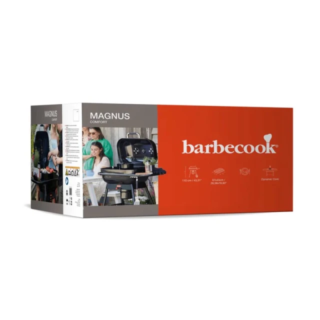 Вугільний гриль Barbecook Magnus Comfort 85 x 64 x 110 см Black (5404035700761)