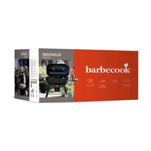 Гриль вугільний Barbecook Magnus Premium 85 x 64 x 110 см Black (5404035700778)