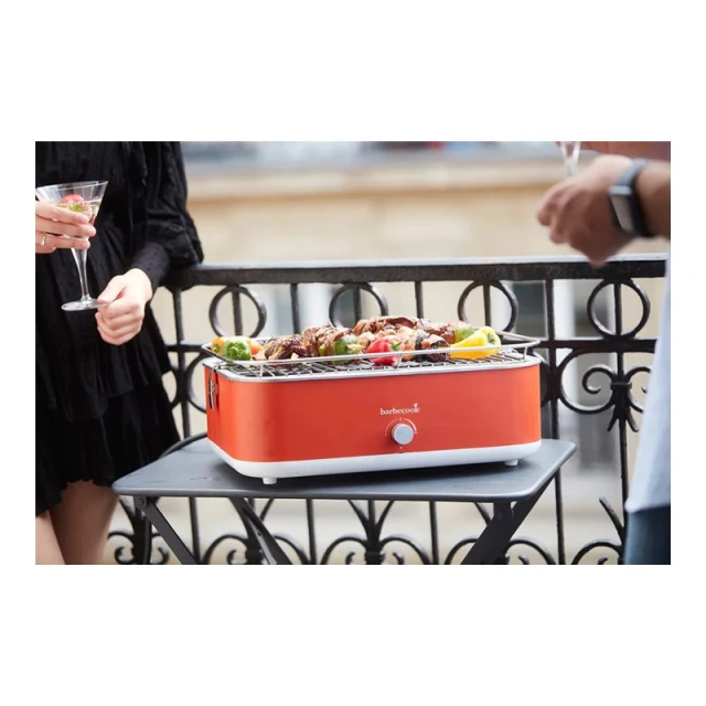 Електрогриль Barbecook E-Carlo BC-ELE-1001 настільний 2500 Вт Red (5404035708033)